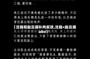 【沈巍和赵云澜补肉反攻,沈巍×赵云澜abo】