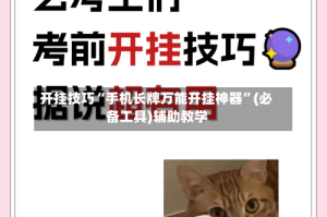 开挂技巧“手机长牌万能开挂神器”(必备工具)辅助教学
