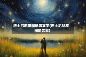 迪士尼朋友圈配啥文字(迪士尼朋友圈的文案)