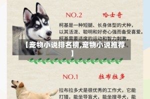 【宠物小说排名榜,宠物小说推荐】