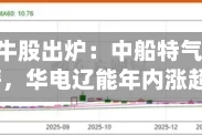 A股一周牛股出炉：中船特气、大唐发电上榜，华电辽能年内涨超510%