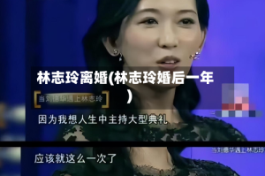 林志玲离婚(林志玲婚后一年)