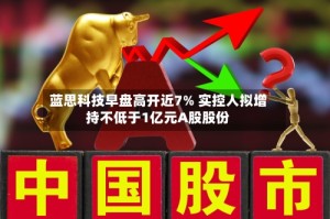 蓝思科技早盘高开近7% 实控人拟增持不低于1亿元A股股份