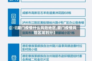 【厦门疫情什么风险地区,厦门疫情风险区域划分】