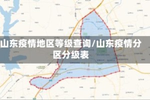 山东疫情地区等级查询/山东疫情分区分级表