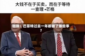 回顾：巴菲特过去一年都做了哪些事？