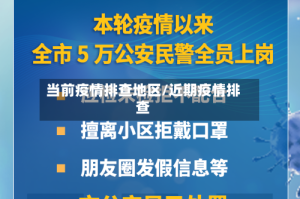 当前疫情排查地区/近期疫情排查