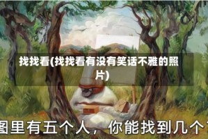 找找看(找找看有没有笑话不雅的照片)