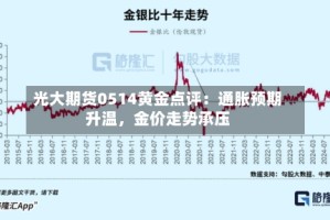 光大期货0514黄金点评：通胀预期升温，金价走势承压