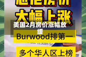 美国2月房价涨幅放缓