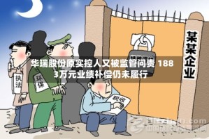 华瑞股份原实控人又被监管问责 1883万元业绩补偿仍未履行