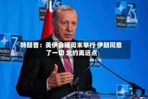 特朗普：美伊会晤周末举行 伊朗同意了一切 北约离远点