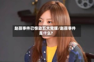 赵薇事件已惊动五大党媒/赵薇事件是什么?