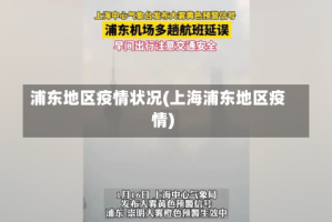浦东地区疫情状况(上海浦东地区疫情)