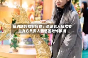 纽约联邦检察官称：圣诞老人狂欢节主办方负责人因慈善欺诈被捕