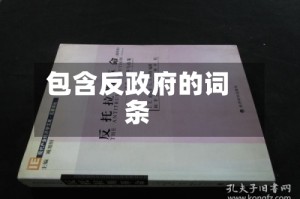 包含反政府的词条