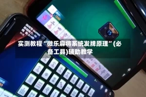 实测教程“微乐麻将系统发牌原理”(必备工具)辅助教学