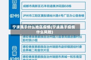宁波属于什么地区疫情(宁波属于疫情什么风险)