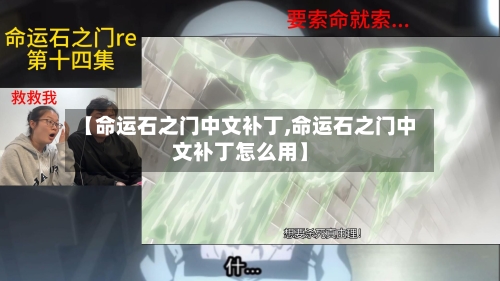 【命运石之门中文补丁,命运石之门中文补丁怎么用】-第3张图片