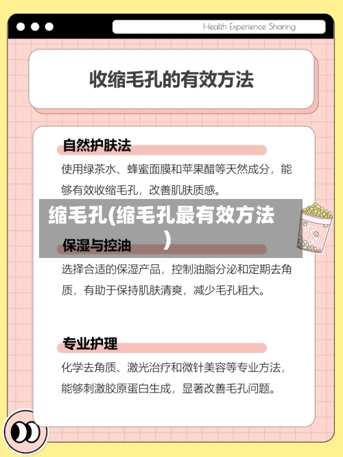 缩毛孔(缩毛孔最有效方法)-第1张图片