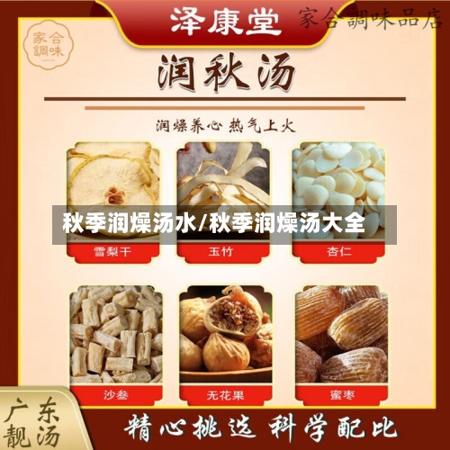 秋季润燥汤水/秋季润燥汤大全-第3张图片