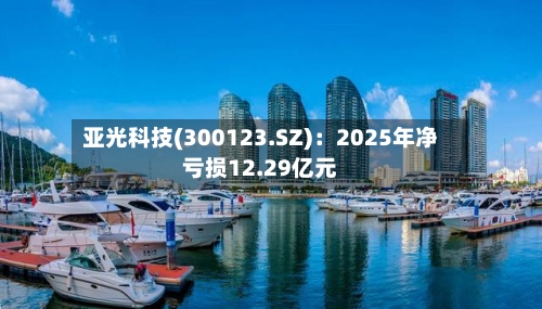 亚光科技(300123.SZ)：2025年净亏损12.29亿元-第1张图片