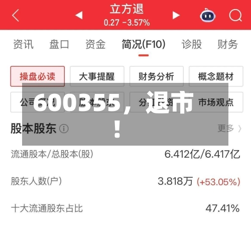600355，退市！-第1张图片