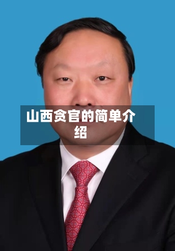 山西贪官的简单介绍-第3张图片
