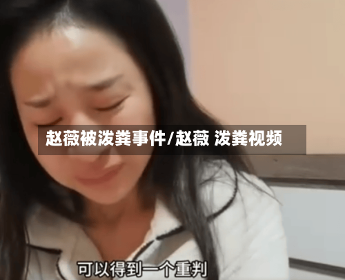 赵薇被泼粪事件/赵薇 泼粪视频-第1张图片