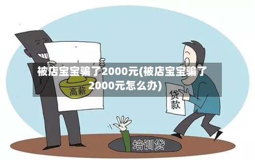 被店宝宝骗了2000元(被店宝宝骗了2000元怎么办)-第1张图片