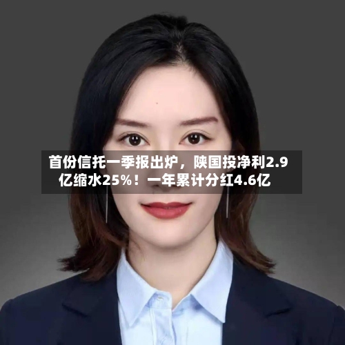 首份信托一季报出炉，陕国投净利2.9亿缩水25%！一年累计分红4.6亿-第2张图片