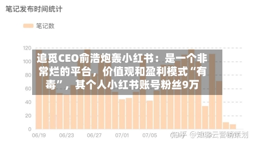 追觅CEO俞浩炮轰小红书：是一个非常烂的平台，价值观和盈利模式“有毒”，其个人小红书账号粉丝9万-第2张图片