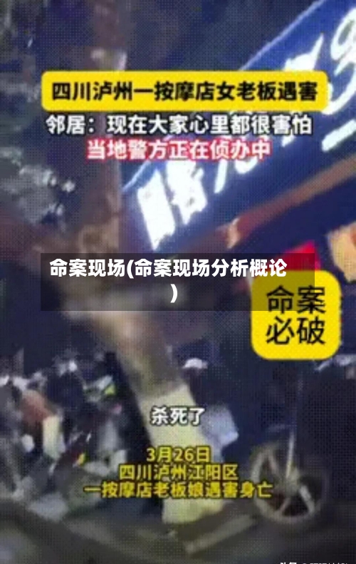 命案现场(命案现场分析概论)-第3张图片