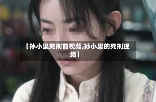 【孙小果死刑前视频,孙小果的死刑现场】-第1张图片