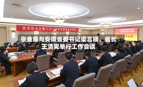 张金良与安徽省委书记梁言顺、省长王清宪举行工作会谈-第1张图片