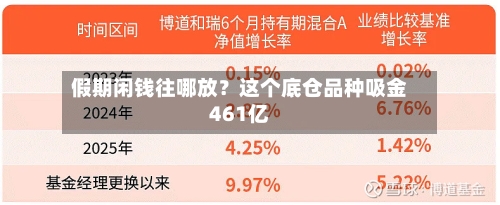 假期闲钱往哪放？这个底仓品种吸金461亿-第2张图片