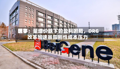 世界医学：量增价跌下的盈利困局	，DRG改革加速暴露刚性成本压力-第1张图片