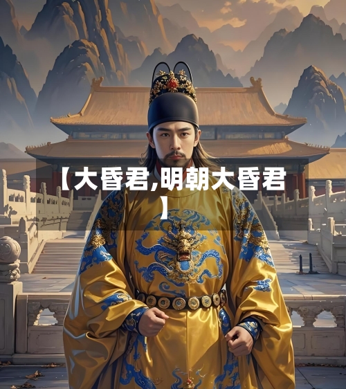 【大昏君,明朝大昏君】-第1张图片