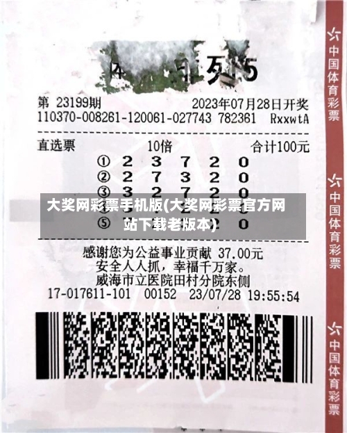 大奖网彩票手机版(大奖网彩票官方网站下载老版本)-第2张图片