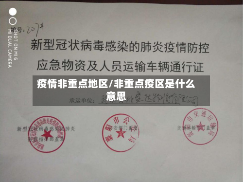 疫情非重点地区/非重点疫区是什么意思-第3张图片