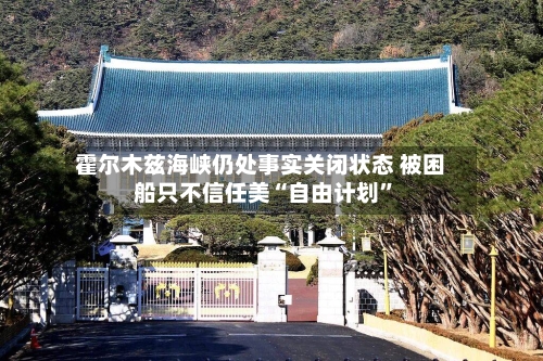 霍尔木兹海峡仍处事实关闭状态 被困船只不信任美“自由计划	”-第1张图片