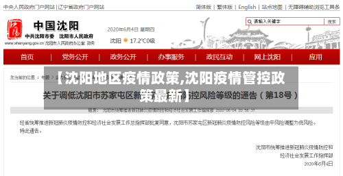 【沈阳地区疫情政策,沈阳疫情管控政策最新】-第1张图片