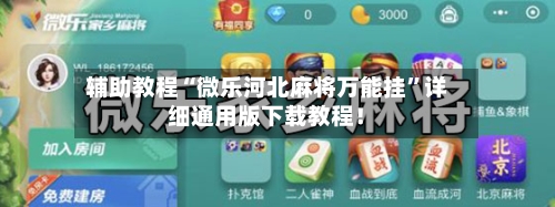 辅助教程“微乐河北麻将万能挂”详细通用版下载教程！-第2张图片