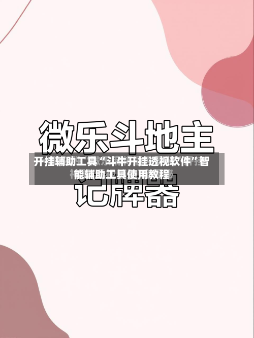 开挂辅助工具“斗牛开挂透视软件”智能辅助工具使用教程-第1张图片