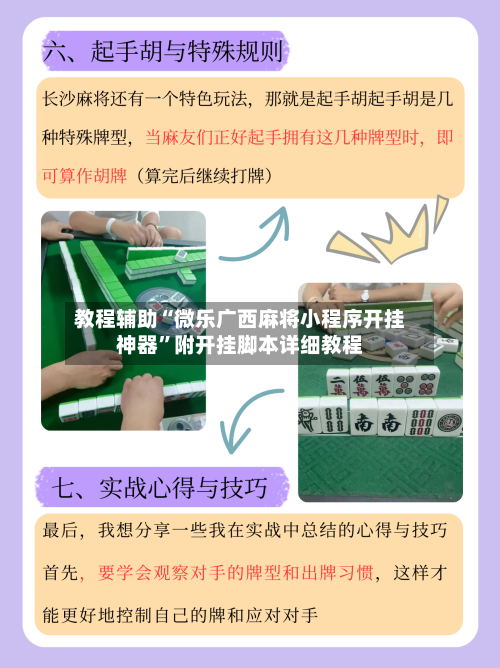 教程辅助“微乐广西麻将小程序开挂神器”附开挂脚本详细教程-第3张图片