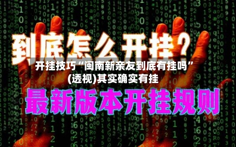 开挂技巧“闽南新亲友到底有挂吗”(透视)其实确实有挂-第3张图片