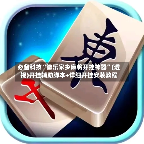 必备科技“微乐家乡麻将开挂神器”(透视)开挂辅助脚本+详细开挂安装教程-第1张图片