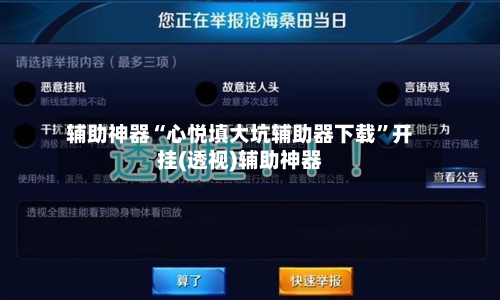 辅助神器“心悦填大坑辅助器下载	”开挂(透视)辅助神器-第2张图片