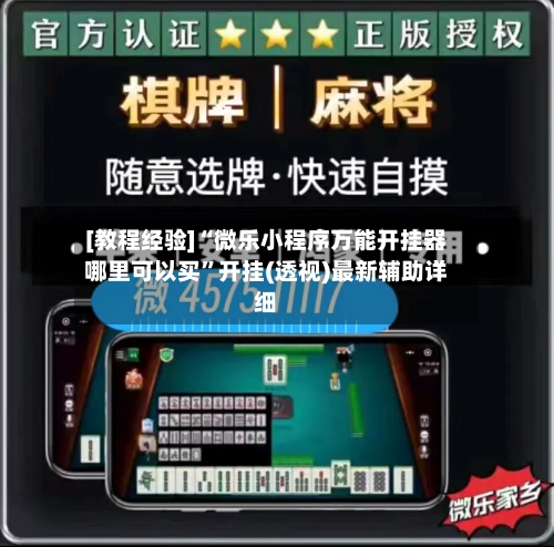 [教程经验]“微乐小程序万能开挂器哪里可以买	”开挂(透视)最新辅助详细-第1张图片