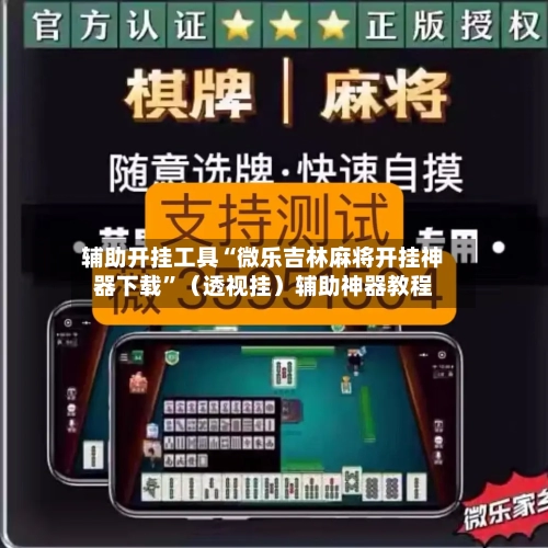 辅助开挂工具“微乐吉林麻将开挂神器下载”（透视挂）辅助神器教程-第2张图片